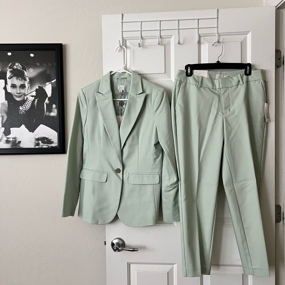 a new day mint green suit set